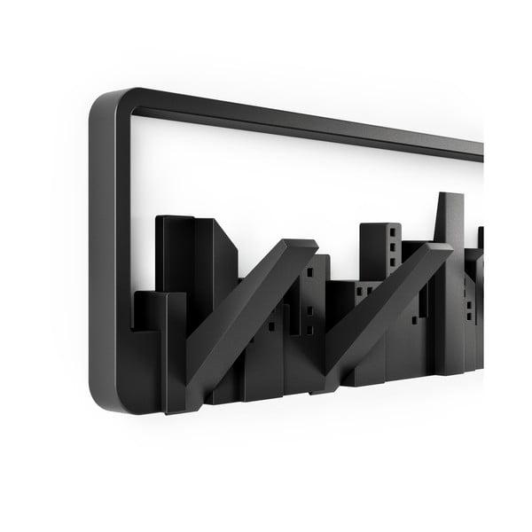 Черна пластмасова закачалка за стена Skyline - Umbra-image-4