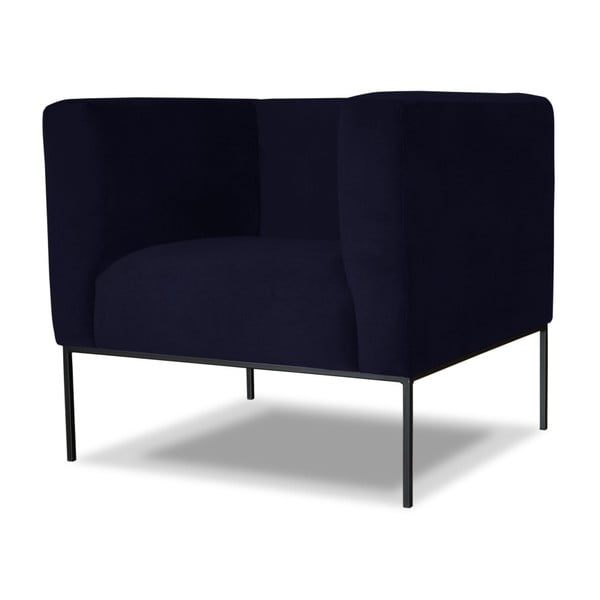 Tmavě modré křeslo Windsor & Co. Sofas Neptune-image-4