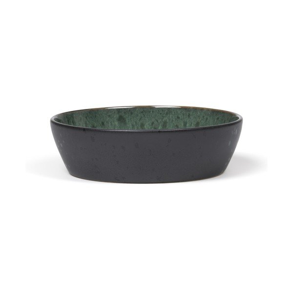 Зелена/черна глинена купичка Gastro Green/Black – Bitz