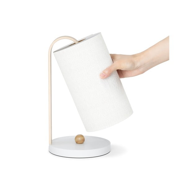 Бяла дървена поставка за хартия ø 17 cm Bellwood - Umbra-image-4
