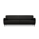 Диван от черна кожа , 235 x 90 cm Neso - Windsor & Co Sofas