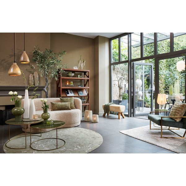 Кръгъл килим в цвят каки ø 200 cm Sjors - Light & Living-image-2