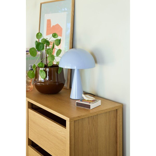 Синя настолна лампа (височина 34 cm) Mush – Hübsch-image-1