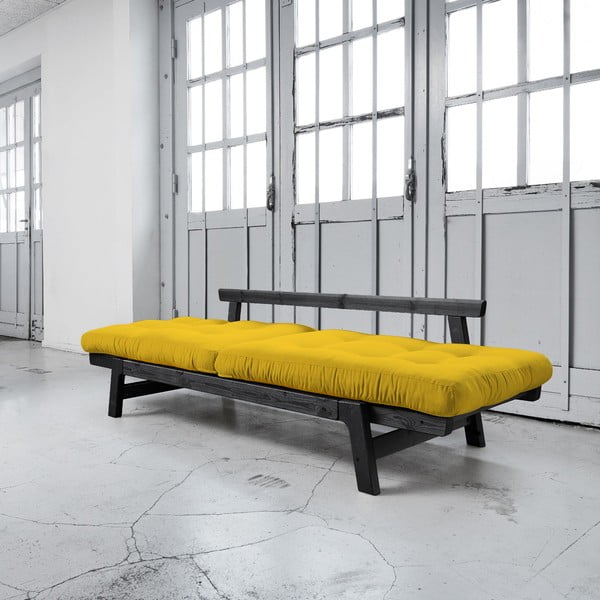 Rozkládací pohovka Karup Step Black/Amarillo-image-3