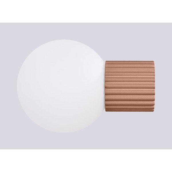 Светлокафява стенна лампа ø 12 cm Orbital – Sollux-image-4