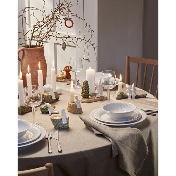 Порцеланов коледен орнамент Борова шишарка - Kähler Design-image-1