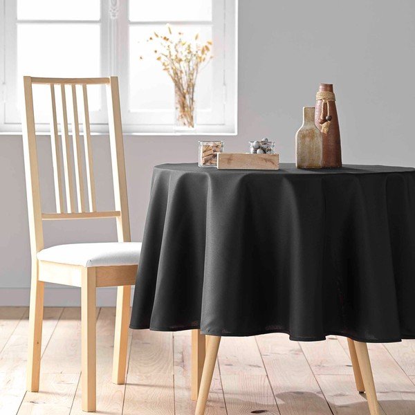 Перяща се покривка за маса ø 180 cm Essentiel – douceur d'intérieur