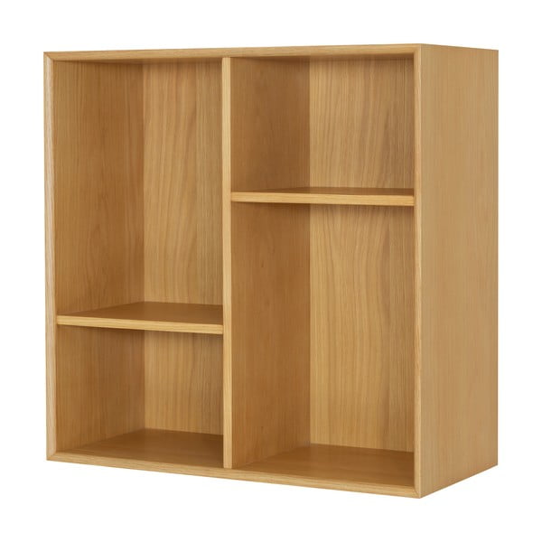 Модулна система от рафтове в дъбов декор в естествен цвят 70x70 cm Z - Tenzo-image-2