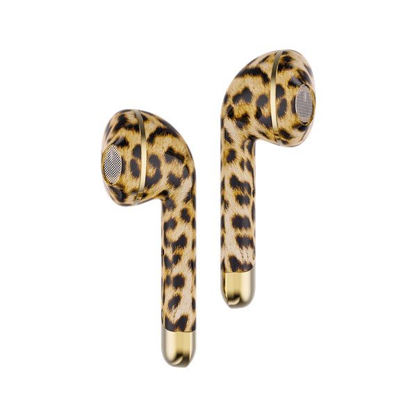 Безжични слушалки с кутия Air 1 Leopard - Happy Plugs-image-2