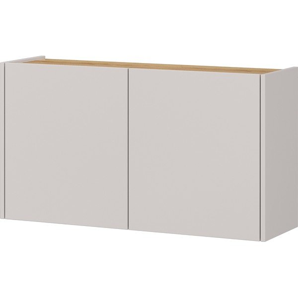 Кремаво висящо шкафче от декор от дъб  93x52x29 cm Libbiano – Germania