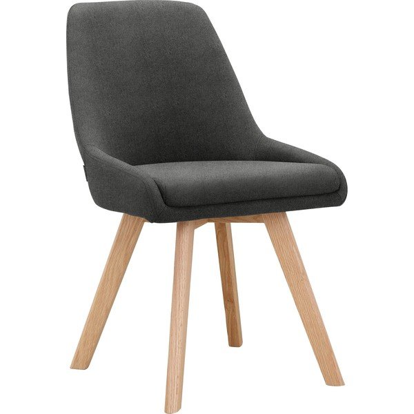 Тъмносив трапезен стол Rudi – Støraa