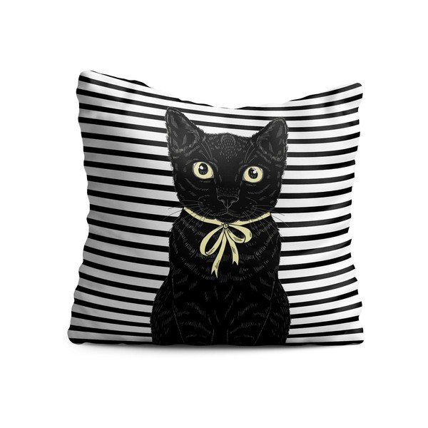 Декоративна възглавница 40x40 cm Black Cat - OYO kids