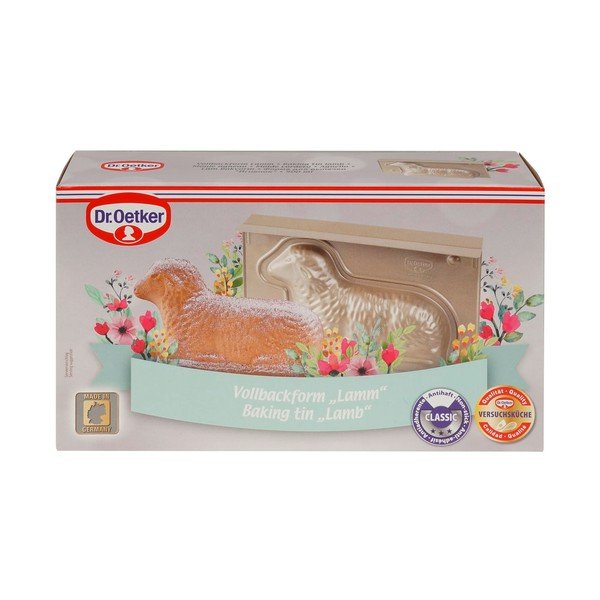 Великденска агнешка стоманена форма за печене, 900 мл - Dr. Oetker-image-1
