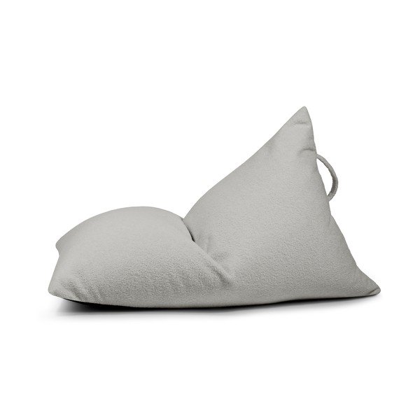 Светлосив детски пуф от букле Razzy – SLOWDOWN