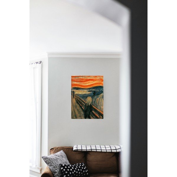 Репродукция на картина на Едвард Мунк - , 45 x 60 cm The Scream - Fedkolor-image-1