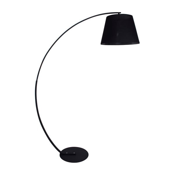 Черна подова лампа Lupano - SULION