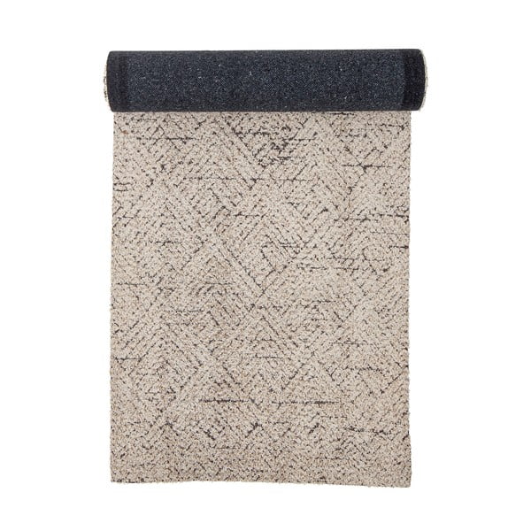 Кремава пътека със смес от памук 75x245 cm Saxo – Bloomingville-image-4