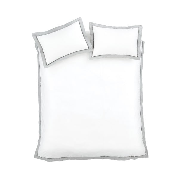 Бяло двойно  памучно спално бельо 200x200 cm Mayfair – Bianca