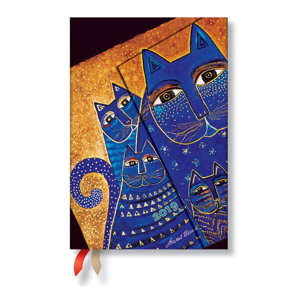 2019 Дневник за средиземноморски котки, хоризонтален, 10 x 14 cm - Paperblanks