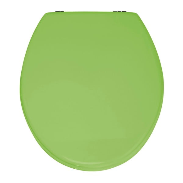 Zelené WC sedátko Wenko Prima, 41 x 38 cm