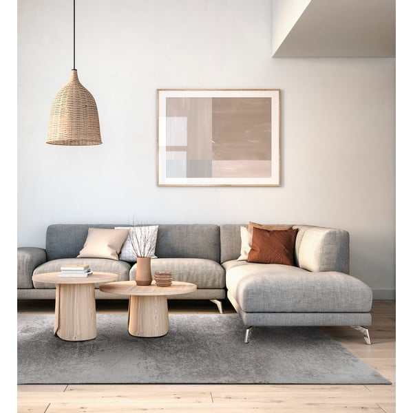 Сив вълнен килим 160x240 cm Tizo - Agnella-image-1