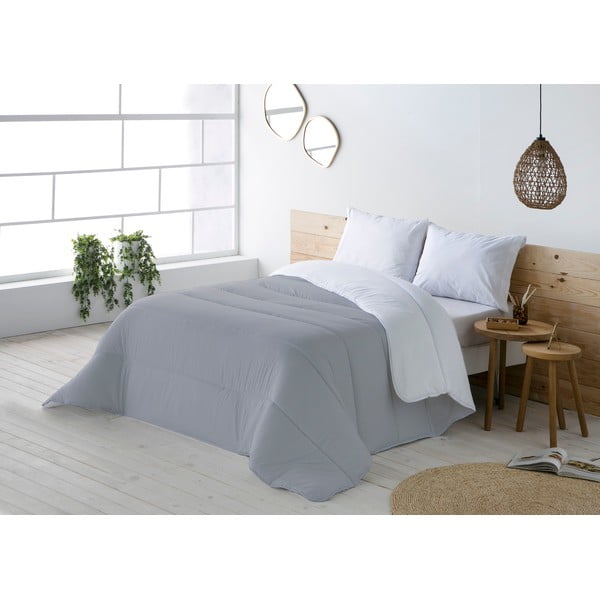 Сиво-бяла покривка за двойно легло Hedy, 270 x 180 cm - Boheme-image-2