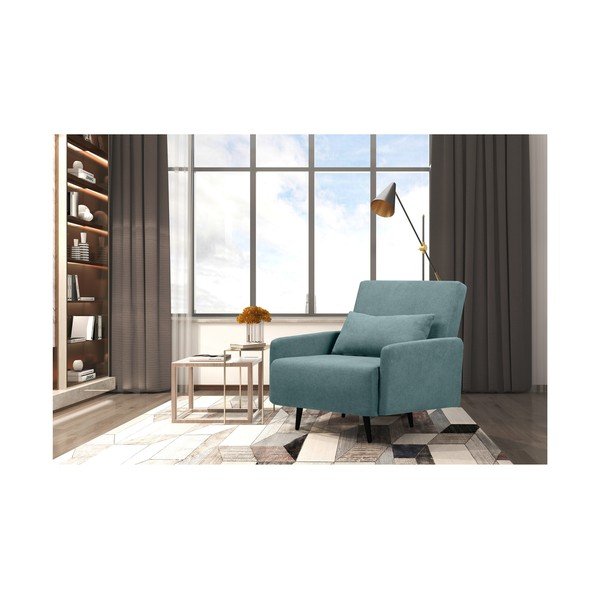 Синьо  кресло Mallory – Støraa-image-2