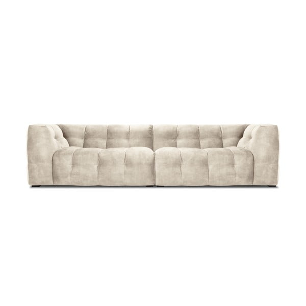 Бежов кадифен диван , 280 см Vesta - Windsor & Co Sofas