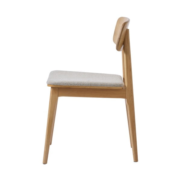 Трапезен стол в бежов и естествен цвят Livo – Unique Furniture-image-4