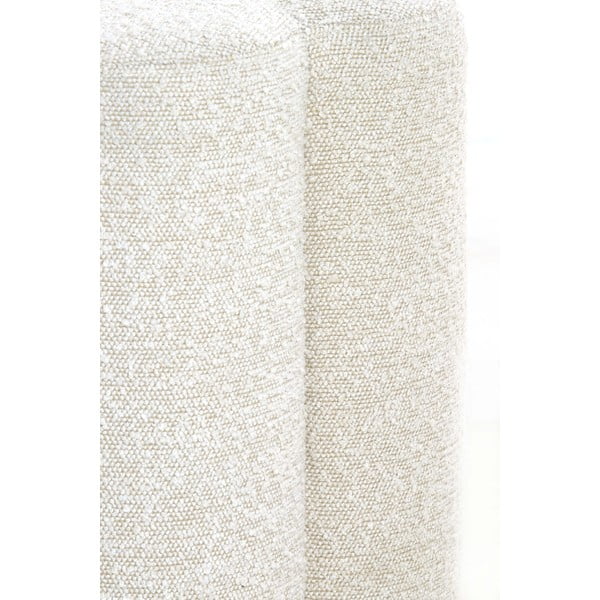 Кремава табуретка от плат букле Nalani – Light & Living-image-4