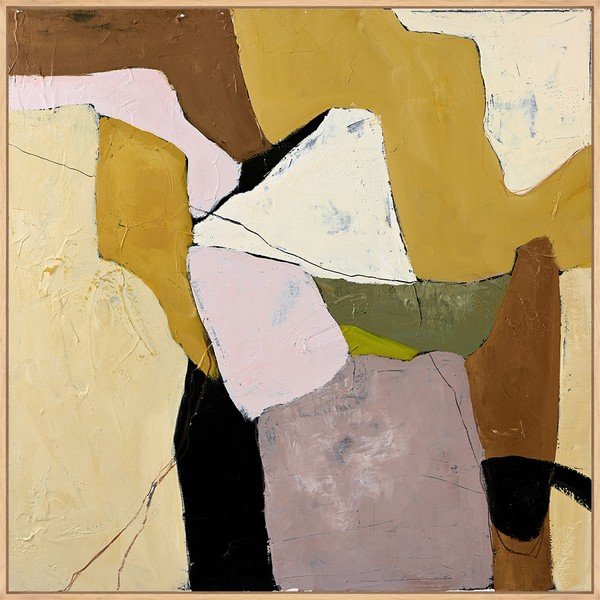 Ръчно рисувана картина с включена рамка/върху платно 101x101 cm Featured – Malerifabrikken