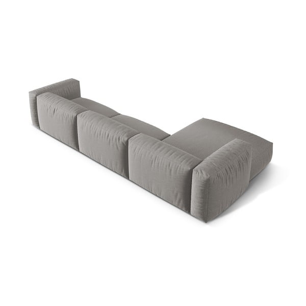 Светлосив модулен ъглов диван (ляв ъгъл) Martina – Micadoni Home-image-3