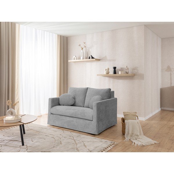 Светлосив диван 140 cm Paphos – Ropez-image-4