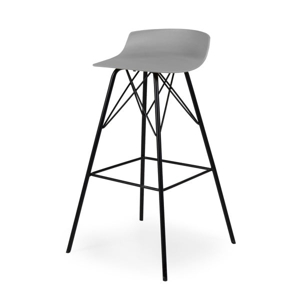 Комплект от 2 сиви бар столове Tori - Tenzo
