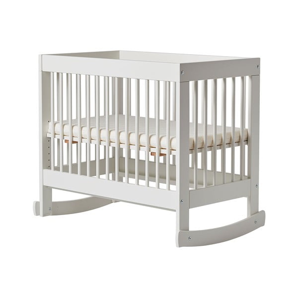 Бяла подвижна детска кошара , 89 x 45 cm Basic - Pinio-image-3