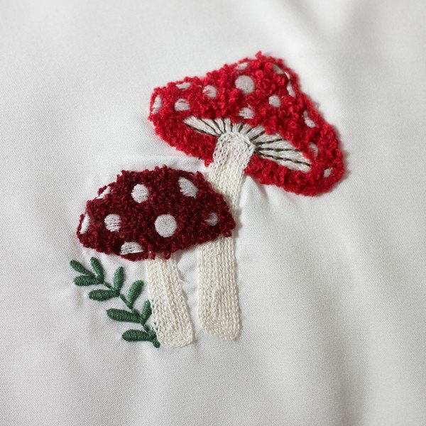Бяло единично  спално бельо 135x200 cm Woodland Crochet – Catherine Lansfield-image-2