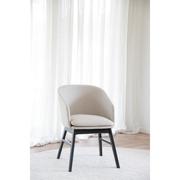 Бежови тапицирани трапезни столове в комплект 2 бр. Windham – Rowico-image-1