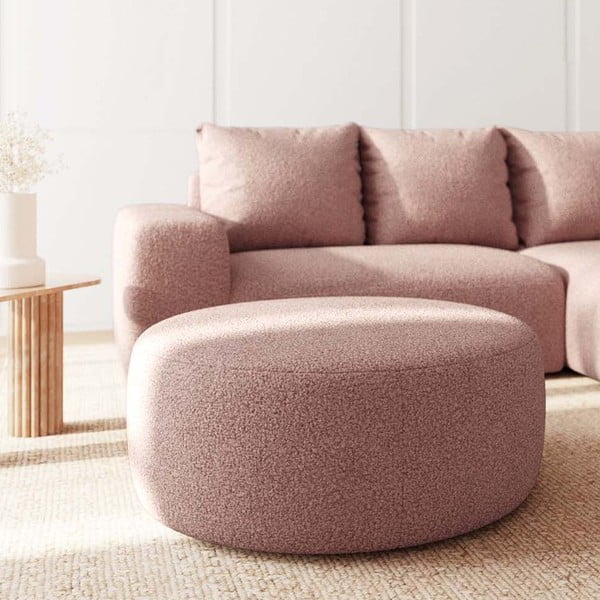 Розова табуретка  от букле Monce – Rodier-image-2