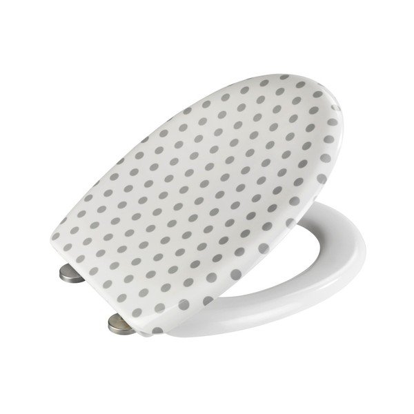 WC sedátko se snadným zavíráním Wenko Punto, 45 x 38 cm-image-1