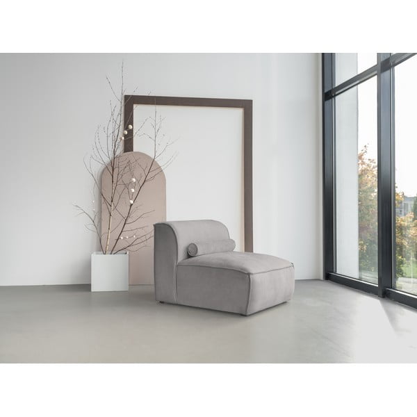 Светлосив модулен диван (среден модул) Flex Felix – Miuform-image-1