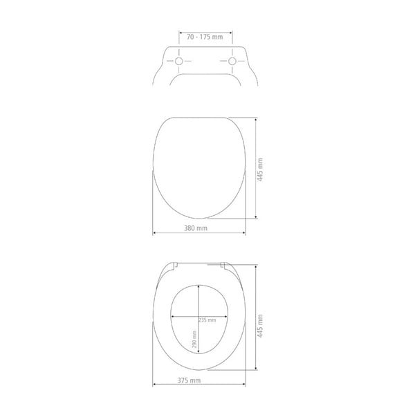 Тоалетна чиния с автоматично затваряне 37 x 44,5 см Rollin'Art Full Bloom – Wenko-image-3
