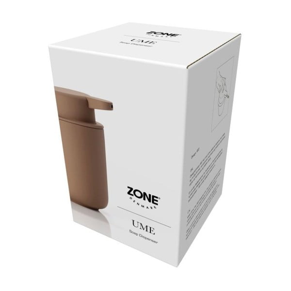 Кехлибаренокафяв керамичен дозатор за течен сапун Кехлибар, 250 ml Ume - Zone-image-3