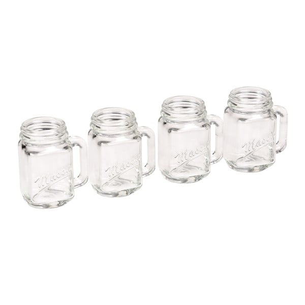 Sada 4 panáků Rex London Mason Jar-image-1