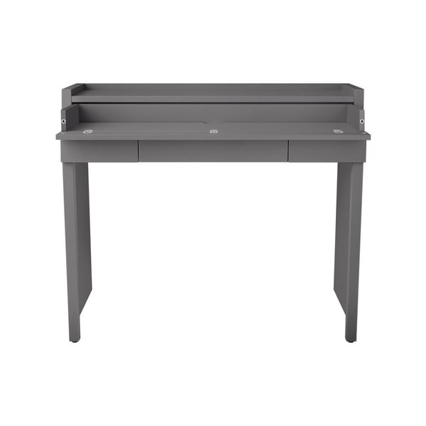 Сиво разтегателно бюро 36x110 cm Mel - Woodman-image-2