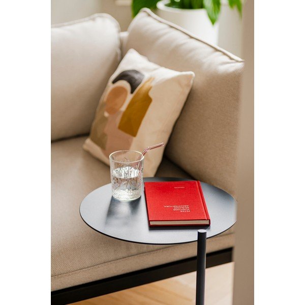 Стоманена кръгла странична масичка 41x40 cm Ande – noo.ma-image-4