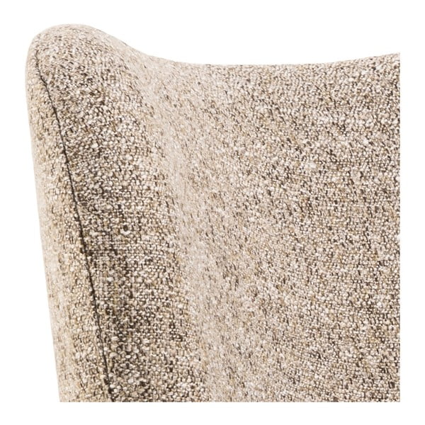 Бежово кресло от букле Elmont – Actona-image-4