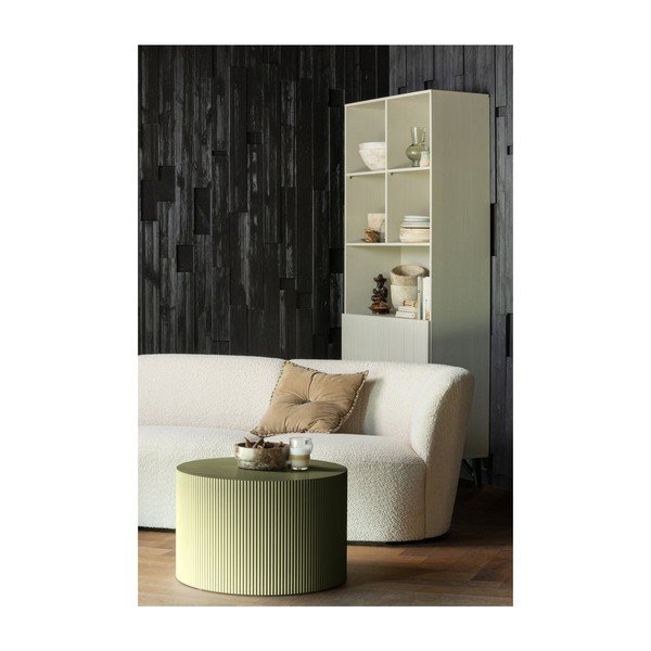 Кръгла масичка за кафе в цвят каки ø 60 cm Sanne - WOOOD-image-1