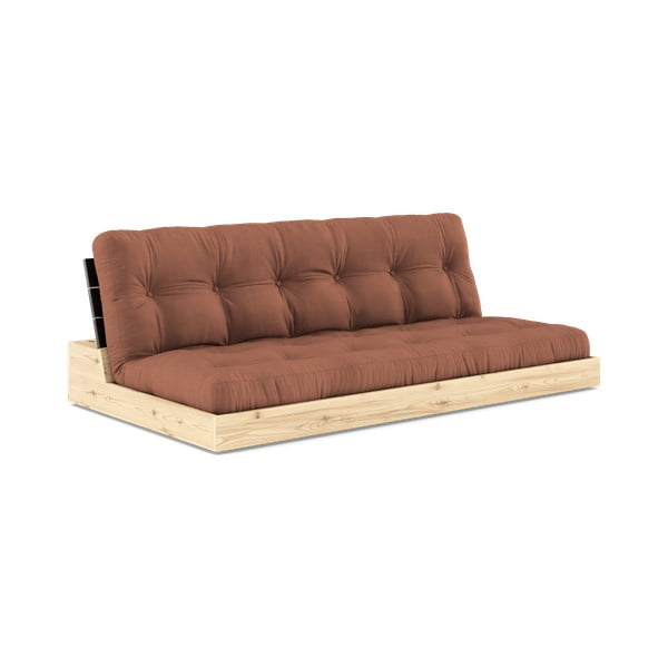 Разтегателен диван в тухлен цвят 196 cm Base – Karup Design