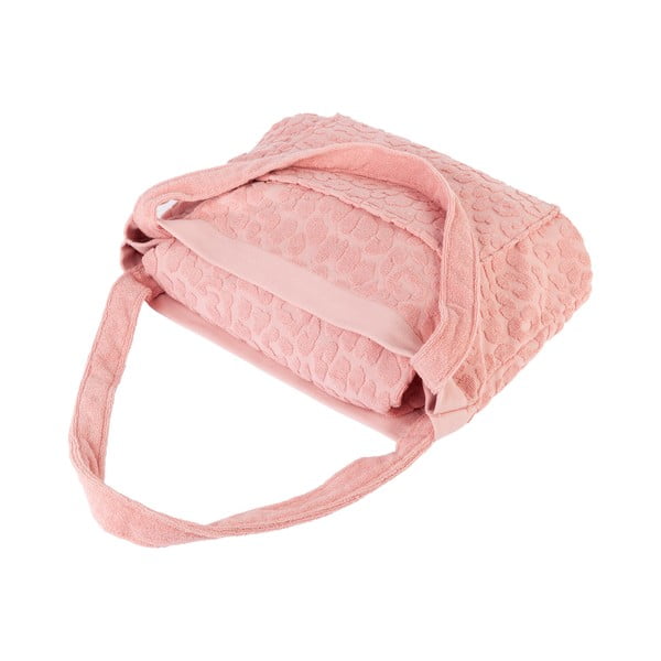 Розова плажна чанта и плажна кърпа в едно Terry Terry Call of the Wild - Sunnylife