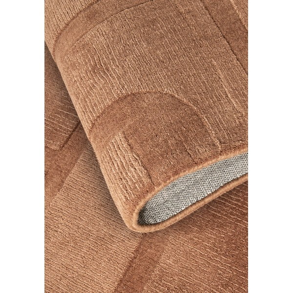 Кафяв ръчно изработен вълнен килим 80x150 cm Alexis – Villeroy&Boch-image-3